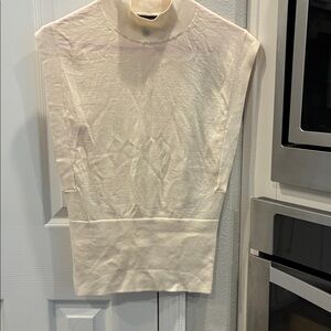Merino wool Cream Turtleneck Sweater